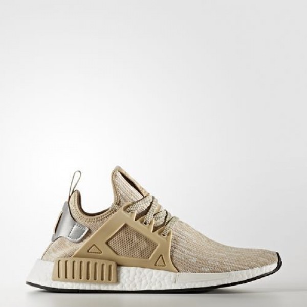 Adidas Nmd_Xr1 Primeknit Femme Linen / Matte Silver / Core Black Originals Chaussures NO: S77194