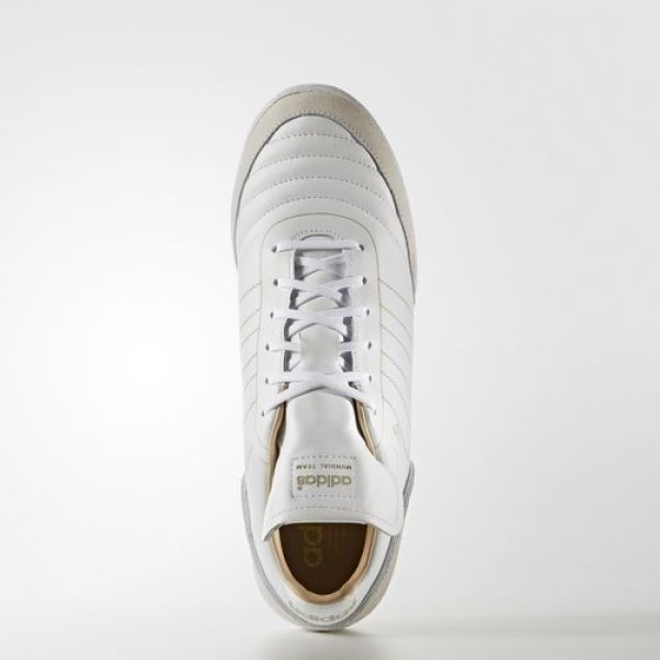 Adidas Mundial Team Modern Craft Homme Footwear White/Gold Metallic Football Chaussures NO: BA7623