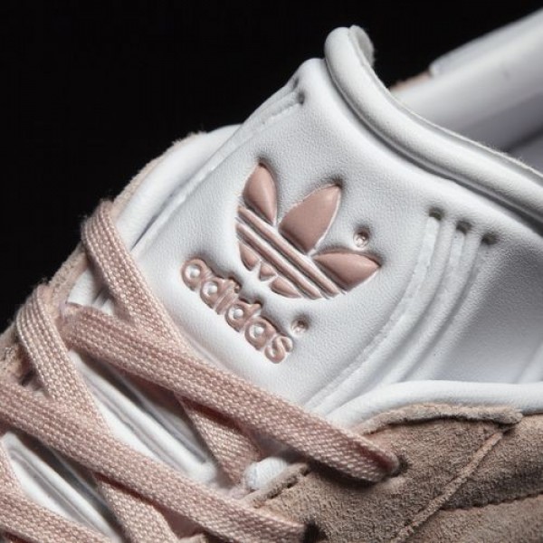 Adidas Gazelle Homme Vapour Pink/White/Gold Metallic Originals Chaussures NO: BB5472