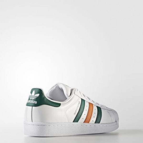 Adidas Superstar Homme Footwear White/Collegiate Green/Tactile Orange Originals Chaussures NO: BB2247
