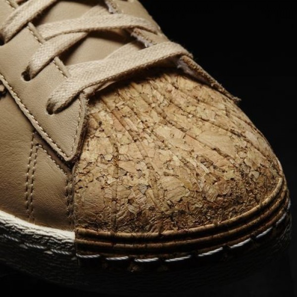 Adidas Superstar 80S Femme Pale Nude/Off White Originals Chaussures NO: BA7604