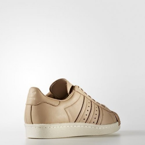 Adidas Superstar 80S Femme Pale Nude/Off White Originals Chaussures NO: BA7604