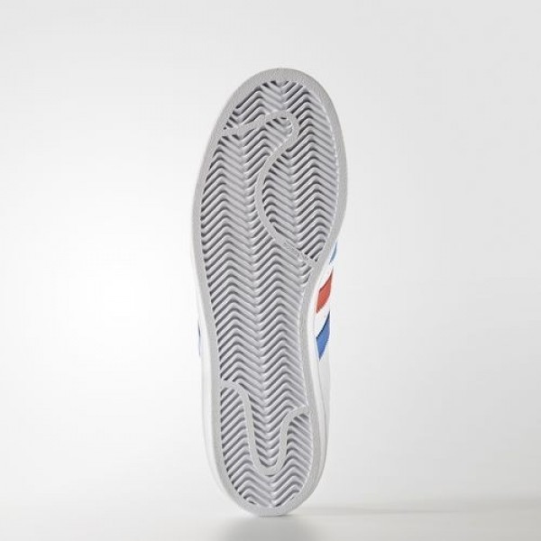 Adidas Superstar Femme Footwear White/Blue/Red Originals Chaussures NO: BB2246