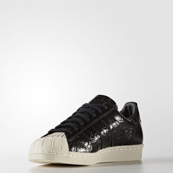 Adidas Superstar 80S Femme Core Black/Off White Originals Chaussures NO: BB2055
