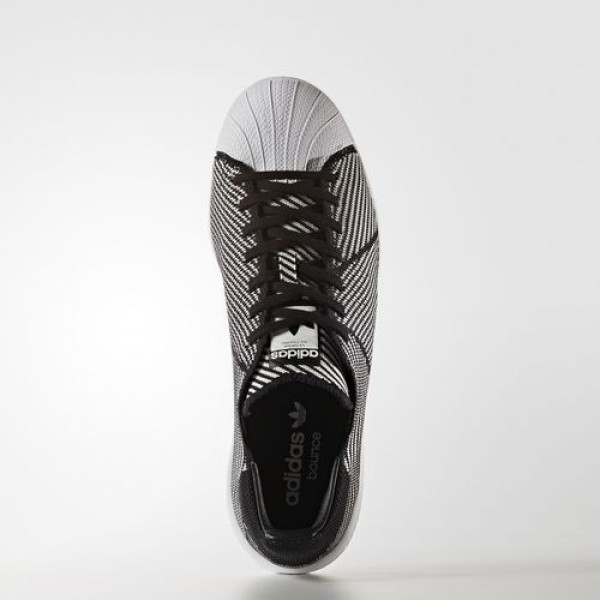 Adidas Superstar Bounce Primeknit Homme Core Black/Footwear White Originals Chaussures NO: S82243