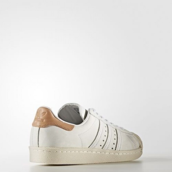 Adidas Superstar 80S Femme Footwear White/Off White Originals Chaussures NO: BB2058