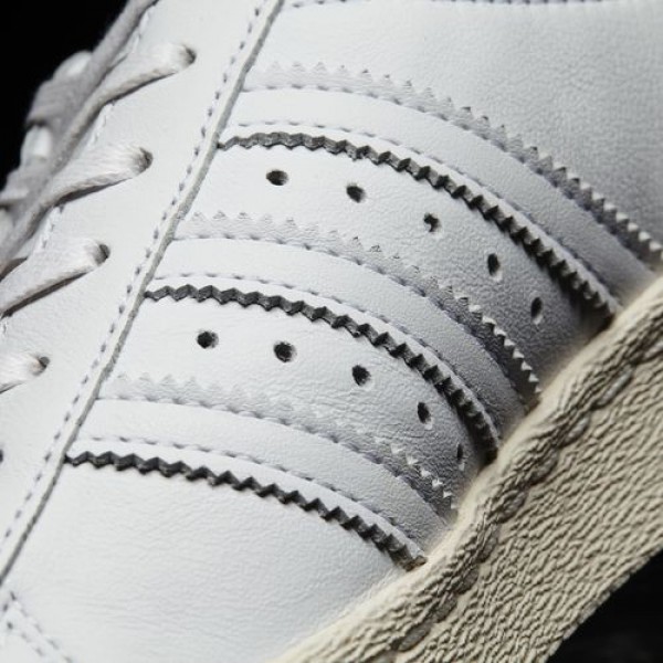 Adidas Superstar 80S Femme Footwear White/Off White Originals Chaussures NO: BA7605