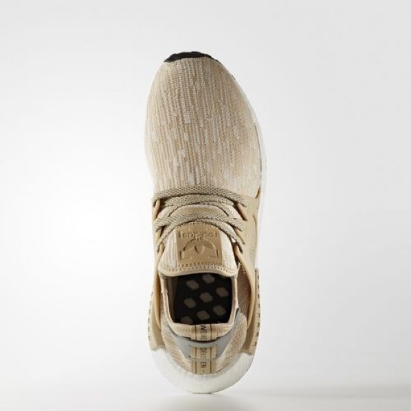 Adidas Nmd_Xr1 Primeknit Homme Linen / Matte Silver / Core Black Originals Chaussures NO: S77194