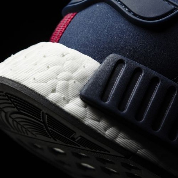 Adidas Nmd_R1 Femme Collegiate Navy/Collegiate Navy/Vintage White Originals Chaussures NO: S76011