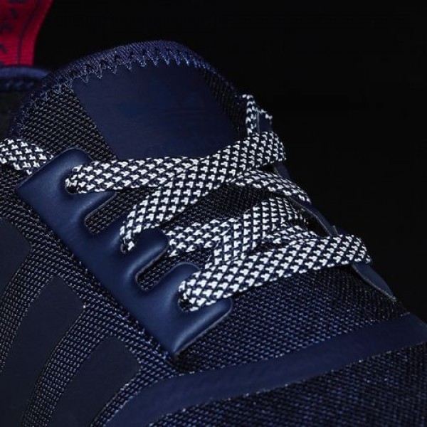 Adidas Nmd_R1 Femme Collegiate Navy/Collegiate Navy/Vintage White Originals Chaussures NO: S76011