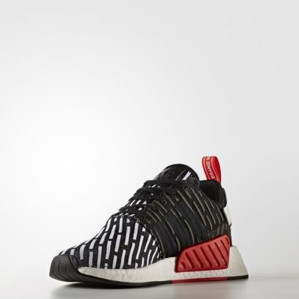 Adidas Nmd_R2 Primeknit Homme Core Black/Footwear White Originals Chaussures NO: BB2951
