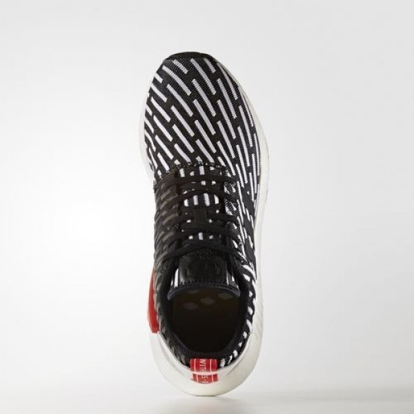 Adidas Nmd_R2 Primeknit Homme Core Black/Footwear White Originals Chaussures NO: BB2951
