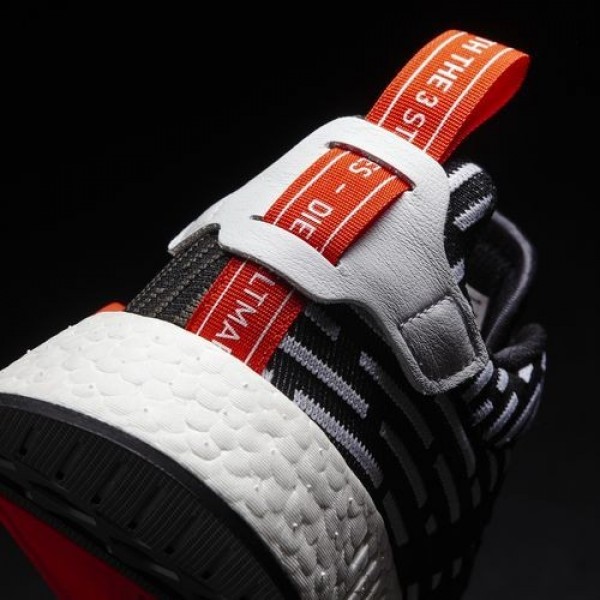Adidas Nmd_R2 Primeknit Homme Core Black/Footwear White Originals Chaussures NO: BB2951