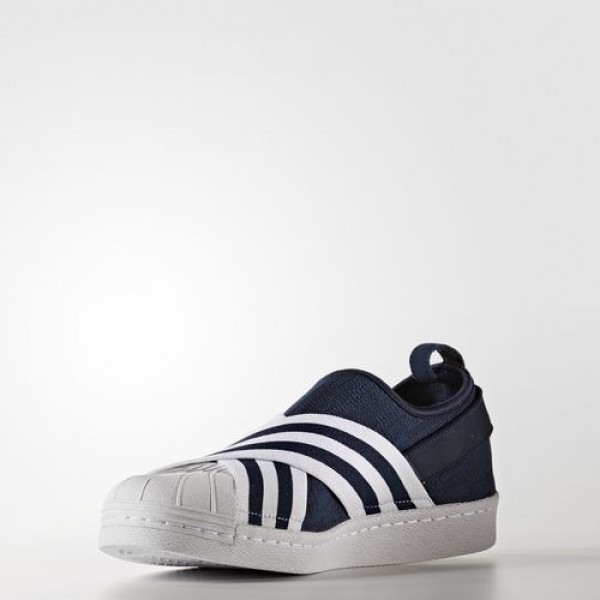 Adidas White Mountaineering Primeknit Superstar Slip-On Homme Collegiate Navy / Ftwr White / Ftwr White Originals Chaussures NO: BY2879
