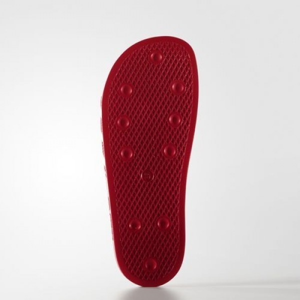 Adidas Sandale Adilette Homme Scarlet/White Originals Chaussures NO: 288193
