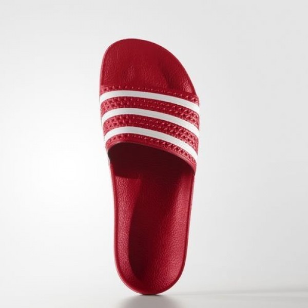 Adidas Sandale Adilette Homme Scarlet/White Originals Chaussures NO: 288193