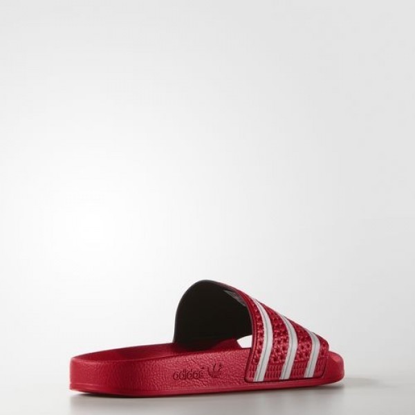 Adidas Sandale Adilette Femme Scarlet/White Originals Chaussures NO: 288193