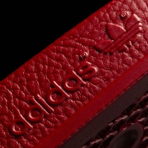 Adidas Sandale Adilette Homme Scarlet/White Originals Chaussures NO: 288193