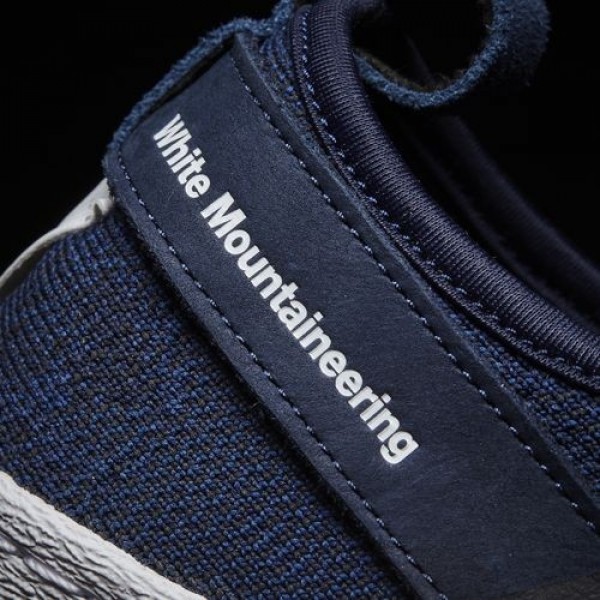 Adidas White Mountaineering Primeknit Superstar Slip-On Femme Collegiate Navy / Ftwr White / Ftwr White Originals Chaussures NO: BY2879