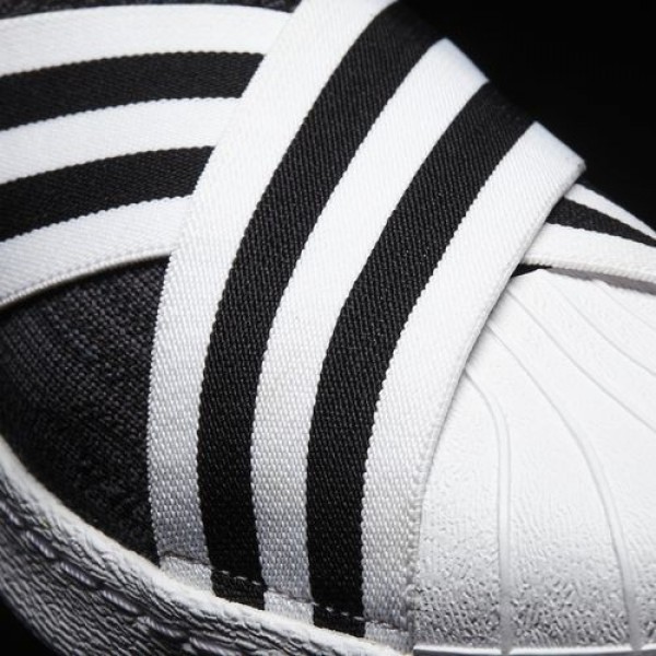 Adidas White Mountaineering Primeknit Superstar Slip-On Homme Core Black / Ftwr White / Ftwr White Originals Chaussures NO: BY2880