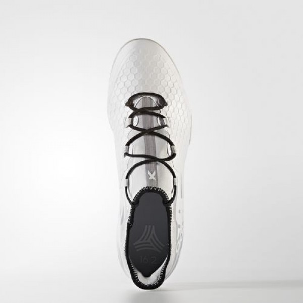 Adidas X Tango 16.2 Turf Homme Footwear White/Mid Grey Football Chaussures NO: BA9828