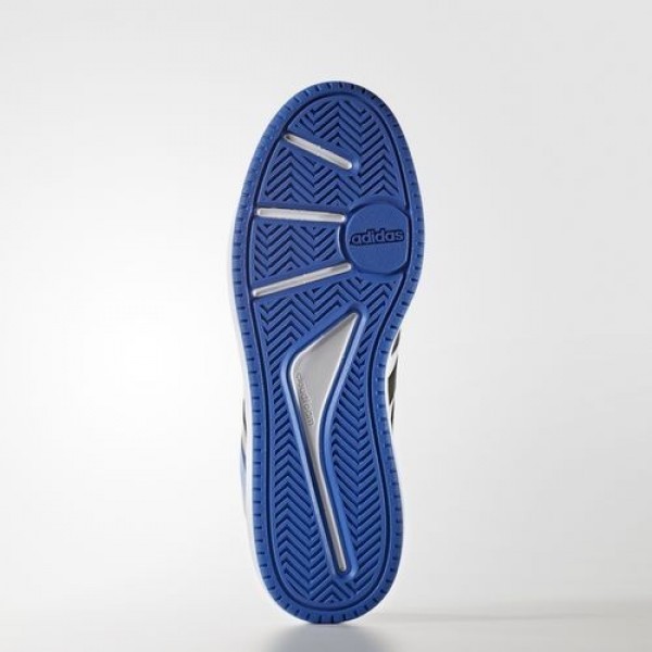 Adidas Cloudfoam Bb Hoops Homme Footwear White/Core Black/Blue neo Chaussures NO: AW3909