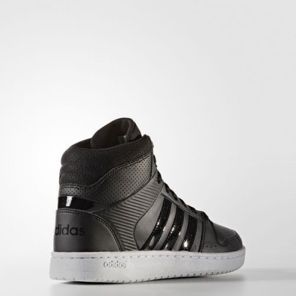 Adidas Vs Hoopster Mid Femme Core Black/Footwear White neo Chaussures NO: B74435