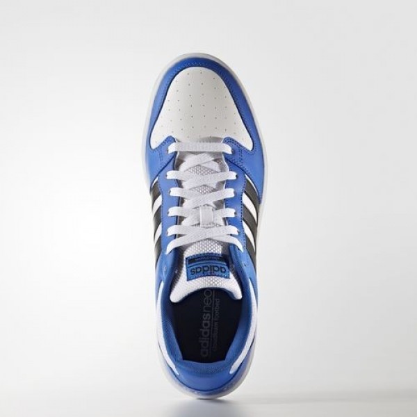 Adidas Cloudfoam Bb Hoops Homme Footwear White/Core Black/Blue neo Chaussures NO: AW3909