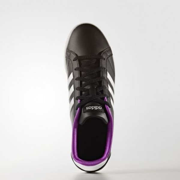 Adidas Vs Coneo Qt Femme Core Black/Footwear White/Matte Silver neo Chaussures NO: B74551