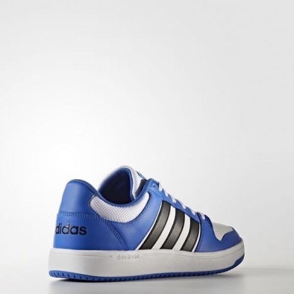 Adidas Cloudfoam Bb Hoops Homme Footwear White/Core Black/Blue neo Chaussures NO: AW3909