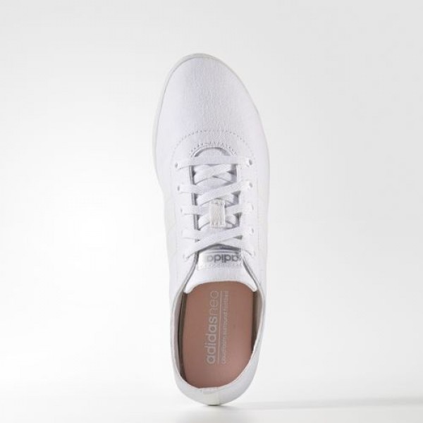 Adidas Cloudfoam Qt Vulc Femme Footwear White/Matte Silver neo Chaussures NO: B74579