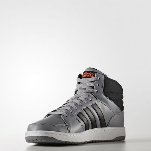 Adidas Vs Hoops Mid Homme Grey/Core Black/Solar Red neo Chaussures NO: B74503