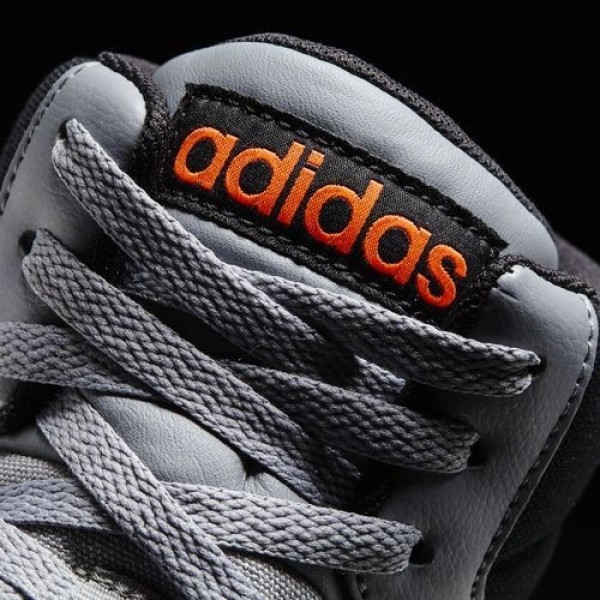 Adidas Vs Hoops Mid Homme Grey/Core Black/Solar Red neo Chaussures NO: B74503