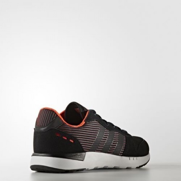 Adidas Cloudfoam City Racer Homme Core Black/Solar Red neo Chaussures NO: AW4066