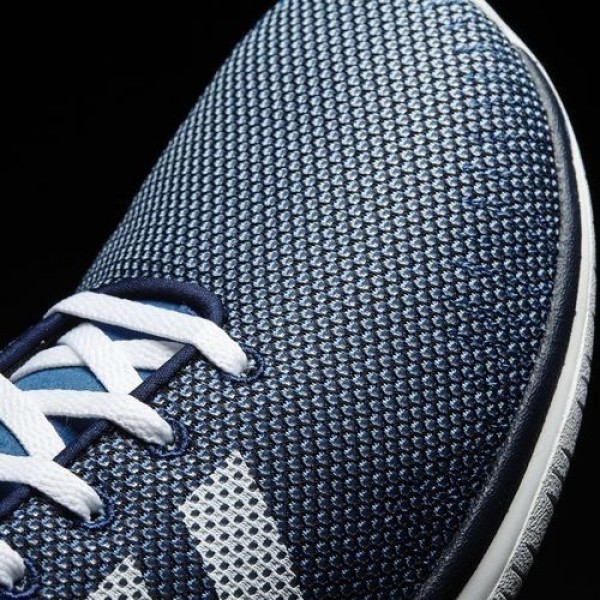 Adidas Cloudfoam Super Flex Homme Collegiate Navy/Footwear White/Core Blue neo Chaussures NO: AW4173