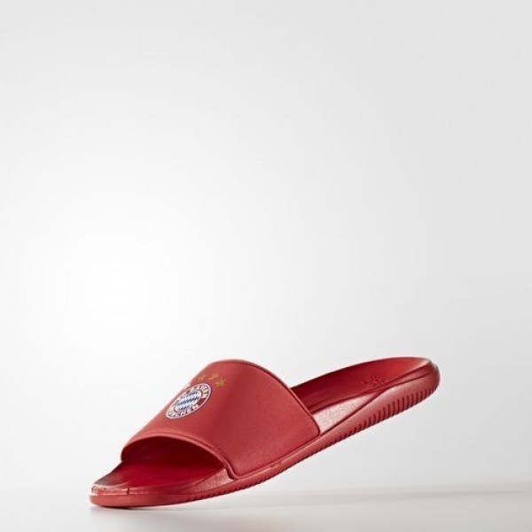 Adidas Sandale Fc Bayern Football Homme True Red/Footwear White Natation Chaussures NO: AQ3793