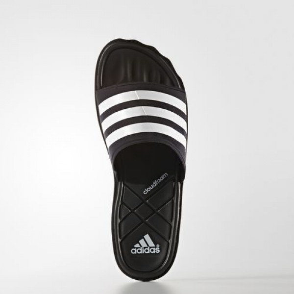 Adidas Sandale Adipure Cloudfoam Homme Core Black/Footwear White/Clear Grey Natation Chaussures NO: AQ3936
