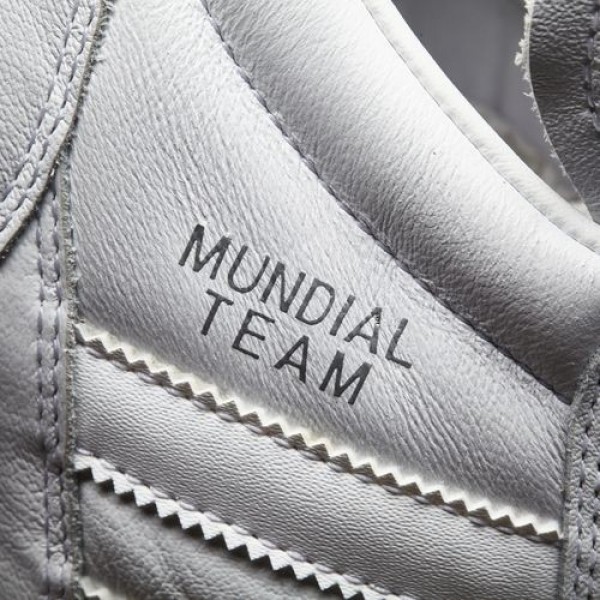Adidas Mundial Team Homme Footwear White/Tech Silver Metallic Football Chaussures NO: BY9156