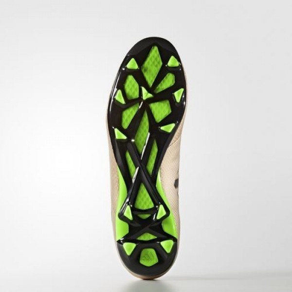 Adidas Messi 16.3 Terrain Souple Homme Copper Metallic/Core Black/Solar Green Football Chaussures NO: BA9838