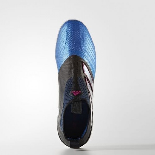 Adidas Ace Tango 17+ Purecontrol Indoor Homme Core Black/Footwear White/Blue Football Chaussures NO: BY2820