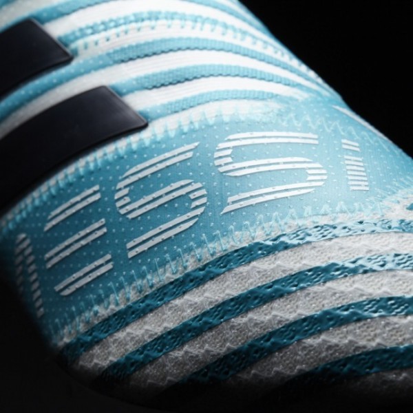 Chaussure Nemeziz Messi 17+ 360 Agility Terrain souple Hommes Football Couleur Footwear White/Legend Ink /Energy Blue (BY2401)
