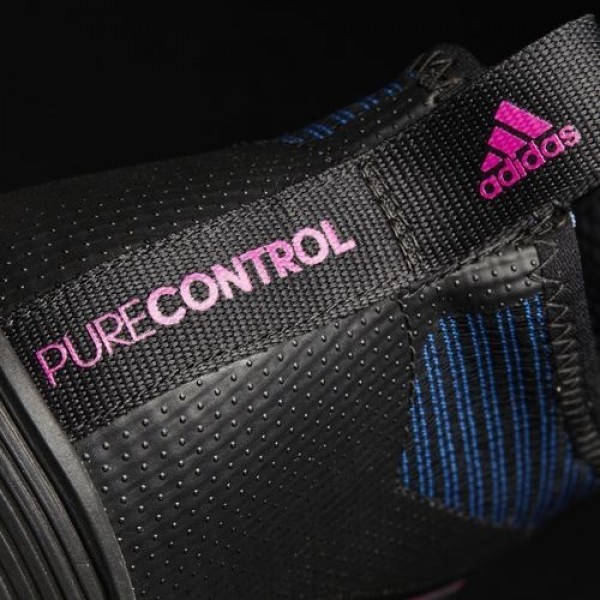 Adidas Ace Tango 17+ Purecontrol Indoor Homme Core Black/Footwear White/Blue Football Chaussures NO: BY2820