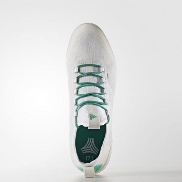 Adidas Ace Tango 17.1 Indoor Homme Footwear White/Clear Grey/Core Green Football Chaussures NO: BA8538