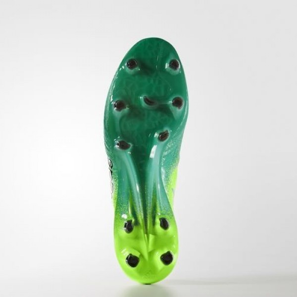 Adidas X 16+ Purechaos Terrain Souple Homme Solar Green/Core Black/Core Green Football Chaussures NO: BB1075