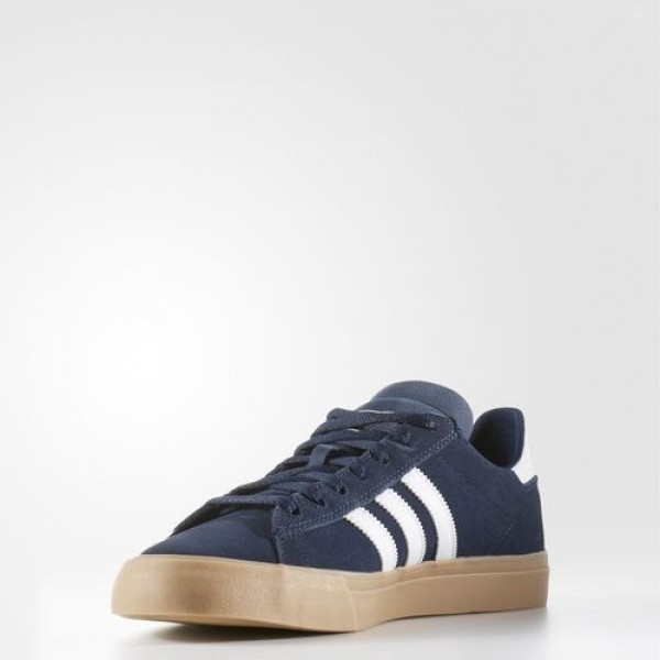Adidas Campus Vulc Adv 2.0 Homme Collegiate Navy/Footwear White/Gum Originals Chaussures NO: BB8522