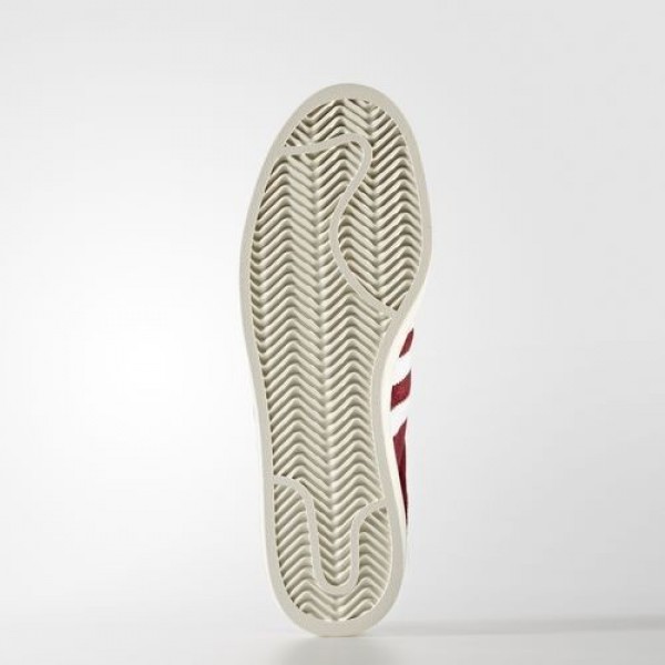 Adidas Campus Homme Collegiate Burgundy/Footwear White/Chalk White Originals Chaussures NO: BB0079