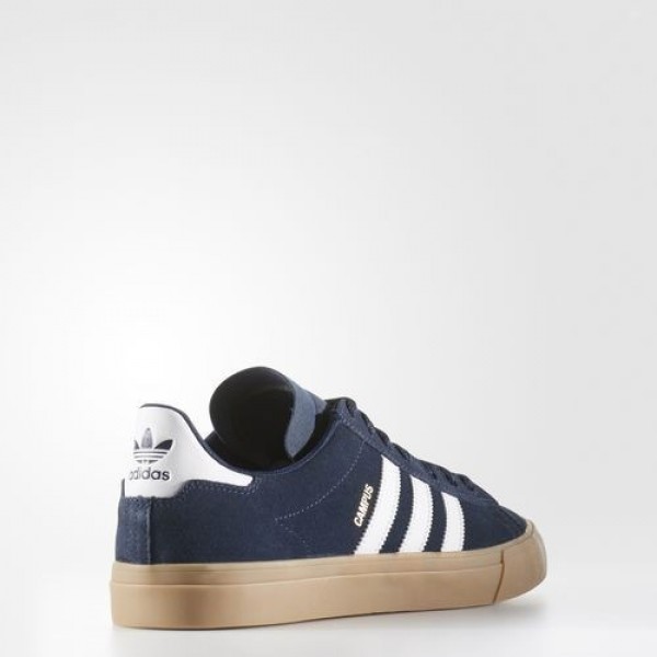 Adidas Campus Vulc Adv 2.0 Homme Collegiate Navy/Footwear White/Gum Originals Chaussures NO: BB8522