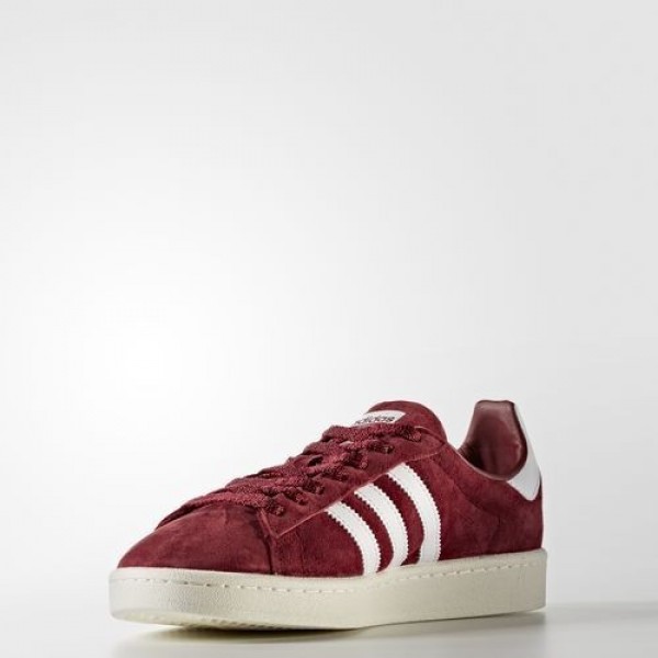 Adidas Campus Femme Collegiate Burgundy/Footwear White/Chalk White Originals Chaussures NO: BB0079