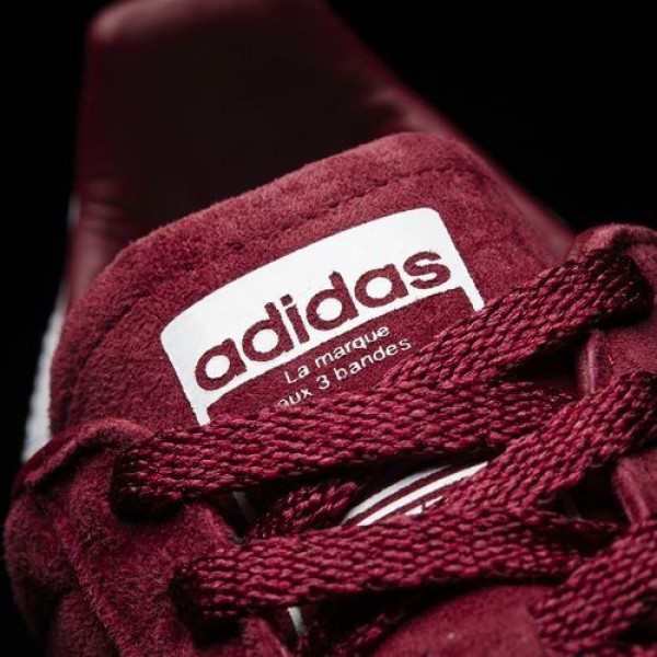 Adidas Campus Femme Collegiate Burgundy/Footwear White/Chalk White Originals Chaussures NO: BB0079
