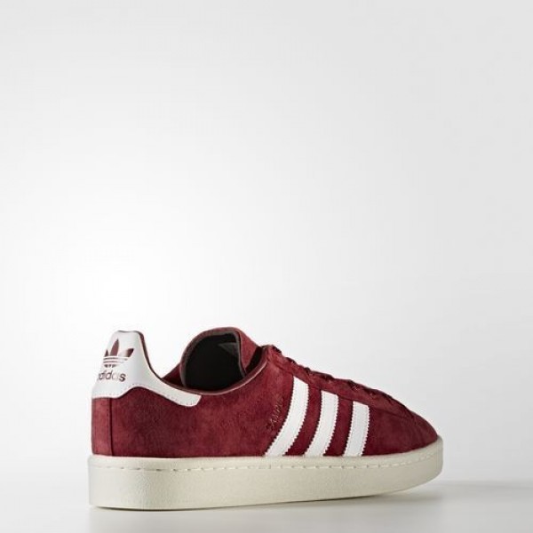 Adidas Campus Homme Collegiate Burgundy/Footwear White/Chalk White Originals Chaussures NO: BB0079